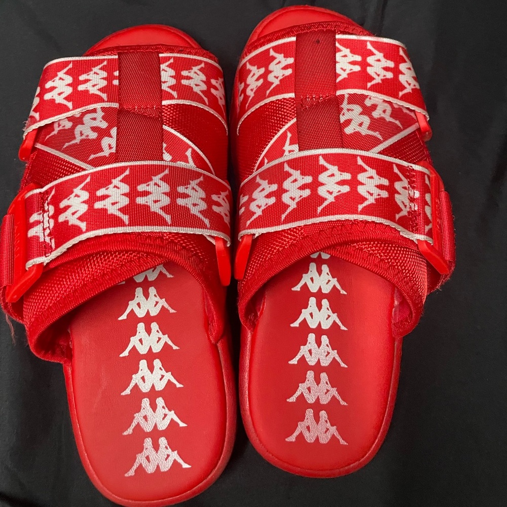 222 BANDA MITEL 1 SANDALS - RED FLAME CORAL WHITE